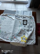 Manta para bebé de 75CM x 100 CM, edredón para recién nacido, ropa de cama para cochecito, tela para fondo de foto, accesorios de fotografía para números de crecimiento mensual