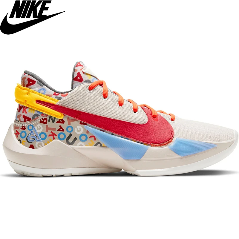 Nike zapatillas de baloncesto Zoom Freak 2 SS21 para hombre, originales,  blancas, CW3162 001|Calzado de baloncesto| - AliExpress