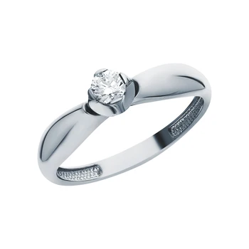 

Gold ring with diamonds sunlight sample 585