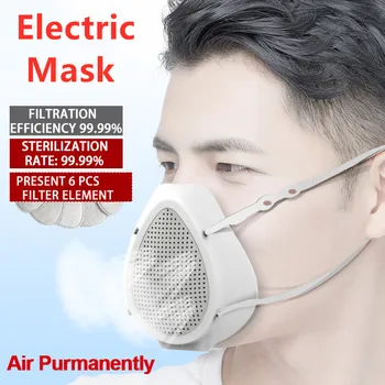 

Electric Masks Sports Riding Protective Masks 99% Filtering Electric Filter Masks Unisex Air Purifier Respirator Dust Masks