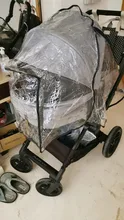 1 unidad portátil Universal impermeable cubierta de lluvia protección contra el viento dosel cochecito de bebé