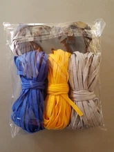 Cinta elástica de goma para mascarilla, cordón de aceite para colgar en la oreja, accesorios de ropa de protección, DIY, 5MM, 5 yardas