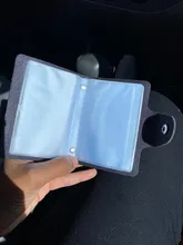 WILLIAMPOLO corto de alta calidad bolsa de la cremallera bolsa de 13 titulares de la tarjeta de conductor es Conjunto de licencia bolsa tarjeta bancaria pl175112