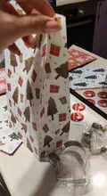 Gift-Bags Boxes Guests-Packaging Merry-Christmas Deer Candy Stickers No Party with Snowflakes