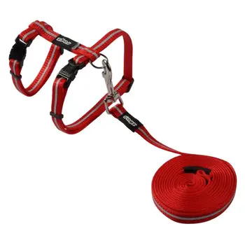 

Set of leash and harness for cats rogz Alleycat s-11mm 1,8 m red