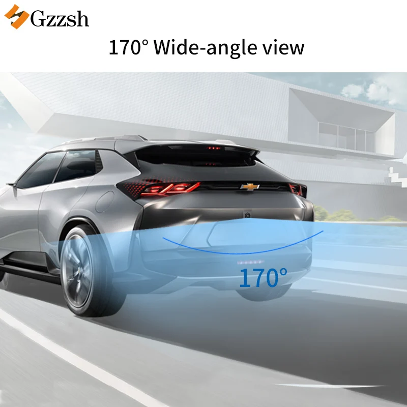 Камера заднего вида, ультра широкий угол 170 °, автомобильный универсальный чехол из нержавеющей стали для заднего вида, 69 K, водонепроницаемая, супер камера ночного видения, CCD