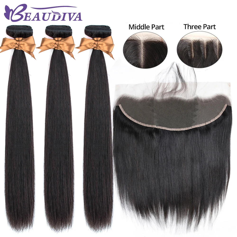 High Quality bundles with closure straight