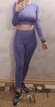Yoga-Set Workout-Clothes Seamless Leggings Fitness-Crop-Top Sport-Suit Vital Gym Long-Sleeve