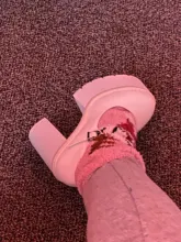 Classic Pumps Shoes Jane-Heels Gdgydh Black Women Mary Summer Spring Buckle Fashion New-Arrival