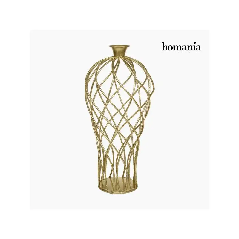 Декоративная ваза с фигуркой из золота Homania
