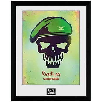 

Rick Flag Skull print (In frame 30x40 Cm)Suicide Squad15.62