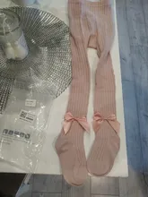 YWHUANSEN-medias de algodón con lazo para niños, pantimedias de bebé de 0 a 10 años, Primavera, Otoño e Invierno