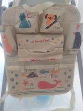 Coche de bebé de dibujos animados de asiento de seguridad colgar bolsa coche-estilo de producto orden bebé Interior Protector de asiento trasero