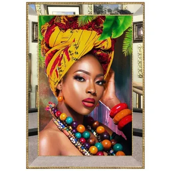 

Luxury Mirror Framed Digital Canvas Painting 60 * 90 cm