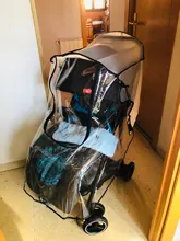 Rain-Cover Cart Carriages Baby-Stroller-Accessories Zipper Transparent Waterproof 