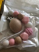 Chupete de silicona con cuentas de dentición para bebé, Clip para chupete de bebé, Clip para chupete, mordedor, juguete, cuentas, regalo de cumpleaños
