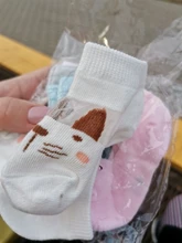 Calcetines de algodón para niños, novedad de verano, 5 par/lote Calcetines de malla ultrafinos para niños de 0 a 6 años