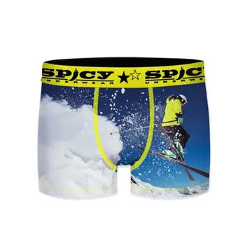 

SPICY BOXER Boxers microfiber inserts for men stampings in various Colour