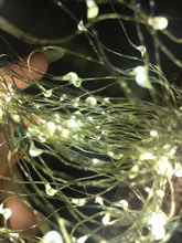 Fairy 2M 5M 10M Battery Operated LED Silver Wire String Lights For Wedding Christmas