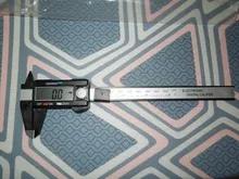 Calibradores digitales Vernier para medición de altura, micrómetro electrónico LCD de 150mm y 6 pulgadas, instrumentos de Medidor de fibra de carbono
