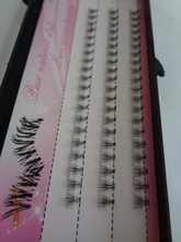 Pestañas de racimo de 60 clústeres/caja, pestañas de extensión de pestañas individuales gruesas bunches maquillaje profesional pestañas postizas