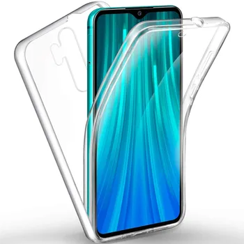 

Stand case double 360 ° for XIAOMI note redmi 8 Front + Back Clear