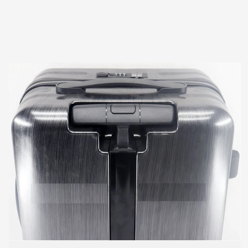 20" Carry-on Travel PC Luxury Suitcase On Silent Wheels Trolley Rolling Zipper Luggage Bag Boarding Case Valise
