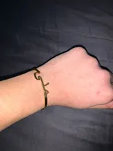 Pulsera de acero inoxidable personalizable con nombre para niños, brazalete con nombre ajustable, regalo personalizado