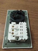 Delviz-Toma corriente con USB estándar para la UE, enchufe de pared con 2 salidas, panel de alimentación CA 110 ~ 250V, de calidad 16A, doble marco, 146x86mm