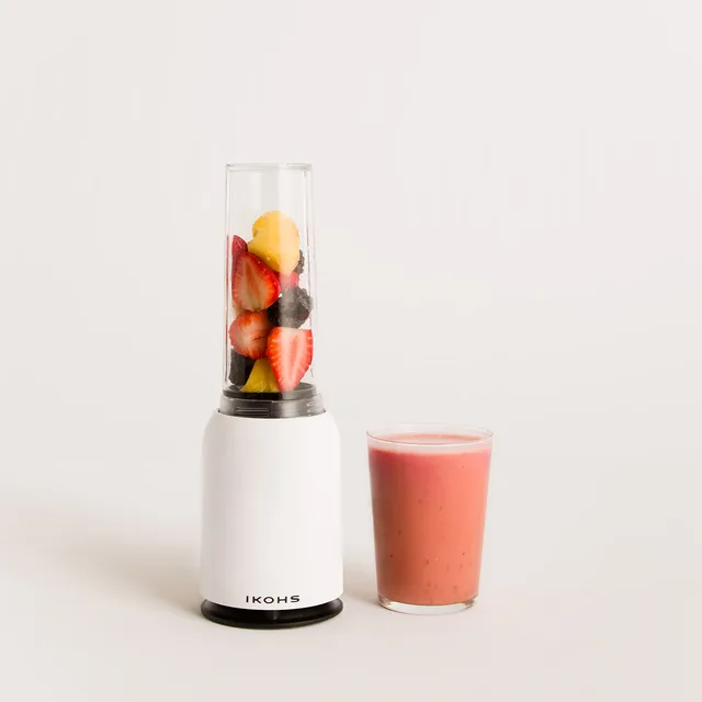 CREATE - MOI SLIM, tumbler mixer with stainless steel electric grinder, 234W 0,4L jug, BPA free, portable White