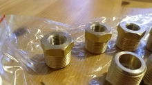 BSPT Connector Pipe-Fitting Brass Female Reducing-Bushing NPT Water-Gas-Oil Home Fuel