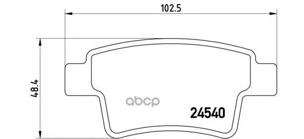 Колодки Тормозные P61085 Brembo арт. P61085