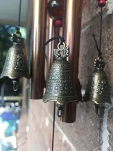 Wind-Chimes Decoration Garden-Tubes-Bells Wall-Hanging Yard Outdoor Antique Copper Living