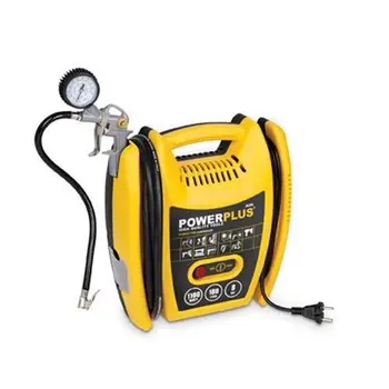 

Compressor POWERPLUS tankless 1.5 CV 8 barroom-With accessories