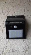 Luz Solar LED para exteriores, lámpara Solar alimentada por luz del sol, Sensor de movimiento PIR a prueba de agua, luz de calle para decoración de jardín, 20/30