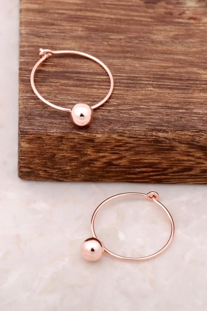 

Rose Silver Ball Ring Earrings 4167 High Quality Hand Made Original Filigree Silver Jewellery Gift for Women
