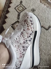 Zapatillas de deporte con encaje transpirable y plataforma para mujer, zapatos deportivos, informales, cómodos y transpirables para verano, novedad de 2020, gran oferta