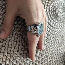 Anillo de cuarzo elástico para hombre y mujer, relojes para el dedo anillos joyas regalos XRQ88