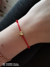 BPPCCR-pulsera de amor hecha a mano de acero inoxidable, amuleto con forma de corazón, hilo de cuerda roja, brazaletes de cuerda para hombres y mujeres