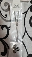 De moda Triskel Triskelion colgantes y collares para mujeres Acero inoxidable Allison Argent Teen Wolf collares para hombre, joyería de regalo