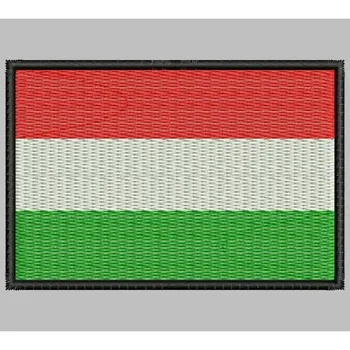 

Bandera HUNGRIA para mascarilla parche bordado Iron patch toppa ricamata gestickter patch patch brode
