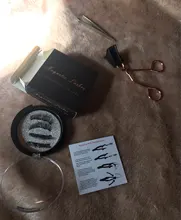 2 pares de 4 pestañas naturales magnéticas, pestaña reutilizable, pestañas postizas, rizador de pestañas quantum, fácil de llevar y transportar