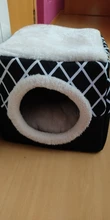 Cama para perros, gatos, cama blanda cama perrera casa cueva cama de saco para dormir Pad tienda mascotas invierno cálido y acogedor camas 2 tamaño L XL 2 colores