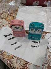 Sello personalizable para ropa, estampa sobre tela con un sello único y de diseño infantil para uso en tela a prueba de agua