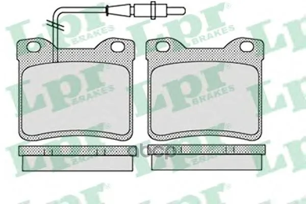 Колодки Тормозные Mercedes Vito W639 96-97 Задние Lpr 05p1134 Lpr арт. 05P1134