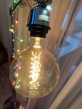 Edison-Bulb Ampoule Incandescent-Lamp Filament G125 Home-Decor E27 Vintage Retro ST64