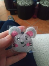 New Catnip Toy, Huggie the Gray Mouse, Fun Cat Toy with Real Catnip Inside