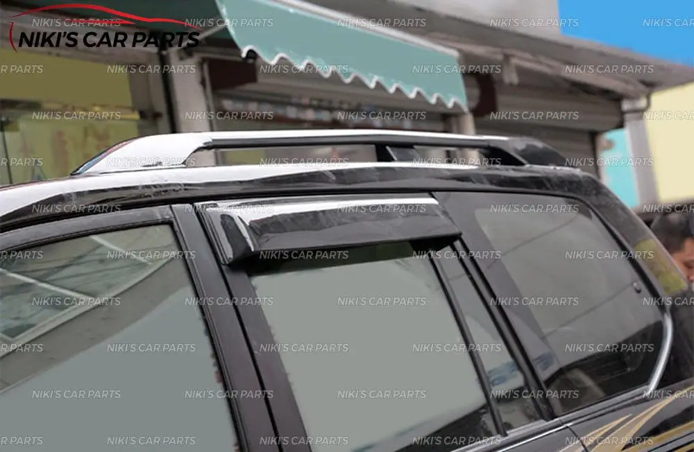 Боковые накладки на рейлинги для Toyota Prado FJ 120 2003-2009 на крышу рельсы пластиковая формовка из АБС 1 комплект/4 шт украшения Тюнинг Автомобиля