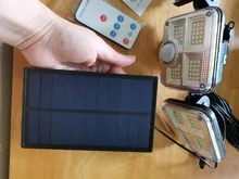 Solar-Lights Wide-Lighting IP65 Outdoor Waterproof 20w 120led with Adjustable-Head Angle