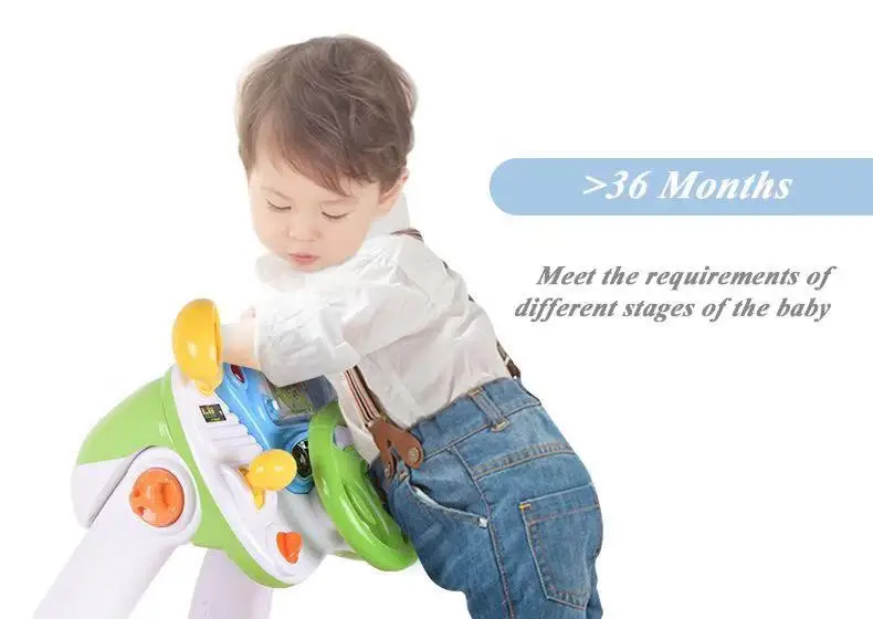 Детская сияющая игрушка с имитацией вождения, Детская моделирующая консольная игрушка, от 2 до 6 лет, аналоговая консоль рулевого колеса, головоломка, игрушка для детей, подарок